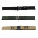 Cinto táctico masculino em nylon 130 x 5,5 cm Cinto militar largo para atividades ao ar livre e desporto Correia ajustável resistente com alta 6