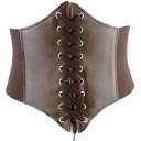 Cintura corsetto in pelle da donna 6