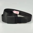 Cintura di sicurezza da viaggio 120 cm con tasca invisibile con zip Cintura regolabile con fibbia in plastica per contante, chiavi 9