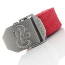 Cintura di stoffa con cobra 5