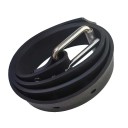 Cintura di zavorra da sub 1,3 m Cintura in silicone larghezza 45 mm spessore 4 mm Fibbia in acciaio inox per cintura 80–115 cm Pesca in apnea Freediving 5