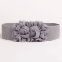 Cintura elastica da donna con fiore 6