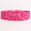 Cintura elastica da donna con fiore 9