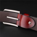 Cintura in pelle da uomo L408 3