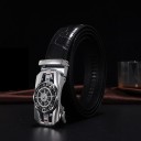 Cintura in pelle da uomo L427 3