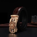 Cintura in pelle da uomo L427 7