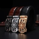 Cintura in pelle da uomo L427 1