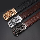 Cintura in pelle da uomo L427 2