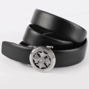 Cintura in pelle da uomo L485 1