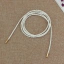Cintura rotonda in corda per abiti in PU pelle 150 x 0,5 cm Accessorio in pelle elegante per donne Cintura regolabile da annodare 3