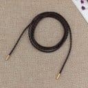 Cintura rotonda in corda per abiti in PU pelle 150 x 0,5 cm Accessorio in pelle elegante per donne Cintura regolabile da annodare 6