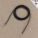 Cintura rotonda in corda per abiti in PU pelle 150 x 0,5 cm Accessorio in pelle elegante per donne Cintura regolabile da annodare 2