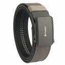 Cintura tattica a doppio strato 120 x 3,8 cm Cintura rinforzata per armi a sospensione Fibbia automatica in metallo Cintura militare regolabile per uomo 2