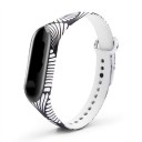 Cinturino in silicone per Xiaomi Mi Band 5 / 6 con motivo T851 5