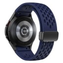 Cinturino per orologi Samsung Galaxy Watch 4/5/6 40 mm Cinturino in silicone con fibbia nera 8
