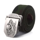 Cinturón de hombre con calavera L367 8