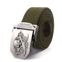 Cinturón de hombre con calavera L367 3