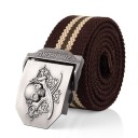 Cinturón de hombre con calavera L367 10