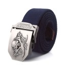 Cinturón de hombre con calavera L367 7