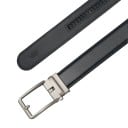 Cinturón de hombre fabricado en auténtica piel de vacuno con hebilla automática Elegante cinturón de piel Accesorio de moda de alta 5