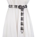 Cinturón de metal para mujer L247 5