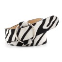 Cinturón de mujer con estampado animal 6