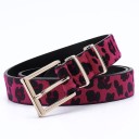 Cinturón de mujer con estampado de leopardo 7