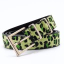 Cinturón de mujer con estampado de leopardo 8