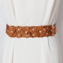 Cinturón de mujer con flores L168 4