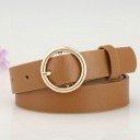 Cinturón de mujer con hebilla dorada J3127 6