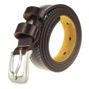 Cinturón de piel de lujo para mujer J916 8