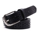 Cinturón de piel decorativo para mujer J2856 13