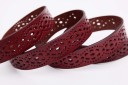 Cinturón de piel decorativo para mujer J2856 3