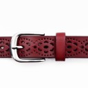 Cinturón de piel decorativo para mujer J2856 8