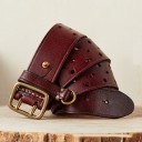 Cinturón de piel para hombre L380 6