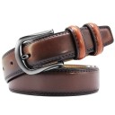 Cinturón de piel para hombre L466 2