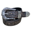 Cinturón de piel para hombre L484 4