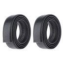 Cinturón de piel para hombre sin hebilla 2 uds. 1