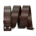 Cinturón de piel para hombre sin hebilla L397 6