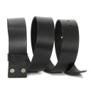 Cinturón de piel para hombre sin hebilla L397 5