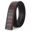 Cinturón de piel para hombre sin hebilla L496 4