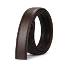 Cinturón de piel para hombre sin hebilla 6