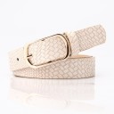 Cinturón de piel para mujer con estampado 3