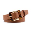 Cinturón de piel para mujer L132 7