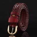 Cinturón de piel para mujer L493 2