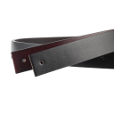 Cinturón de piel perforada para hombre sin hebilla Piel auténtica de vacuno Ancho 3,8 cm Cinturón con hebillas intercambiables Piel de calidad para un estilo elegante y de trabajo 4