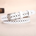 Cinturón de piel perforada para mujer J842 17