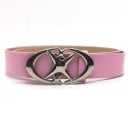 Cinturón de piel sintética 105 x 2,5 cm Cinturón estrecho de moda para pantalones con hebilla decorativa con estrellas Accesorio elegante 3