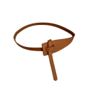 Cinturón de piel sintética para mujer, 120 cm. Elegante cinturón para atar con un nudo. Accesorio elegante para vestidos tipo túnica o blusa. 3