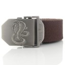 Cinturón de tela con cobra 6
